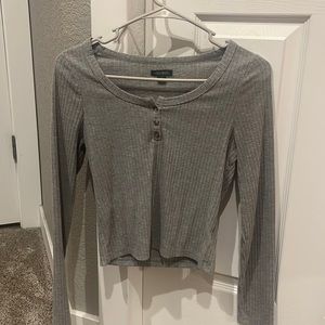 Small grey long sleeve shirt from wild fable
